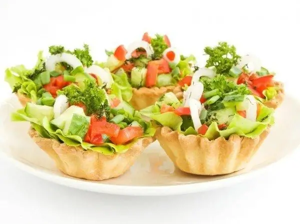 Yeni il üçün tartlets üçün ən ləzzətli dolğular