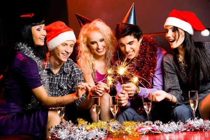 How interesting it is to celebrate the New Year with friends